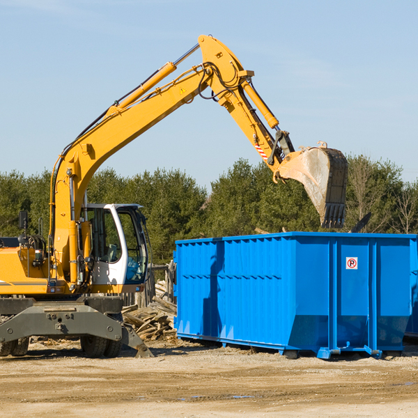 what happens if the residential dumpster is damaged or stolen during rental in South Point Texas